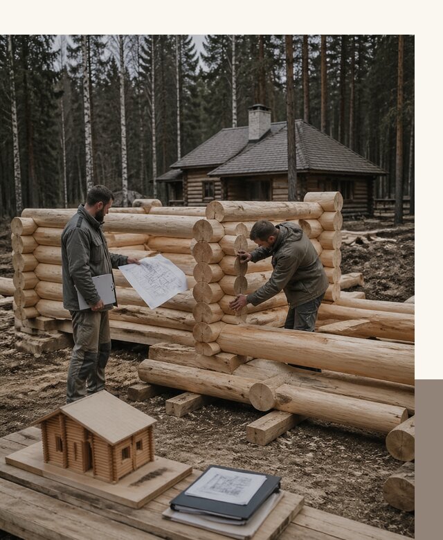 Проектирование и строительство домов из бревна в Смоленске